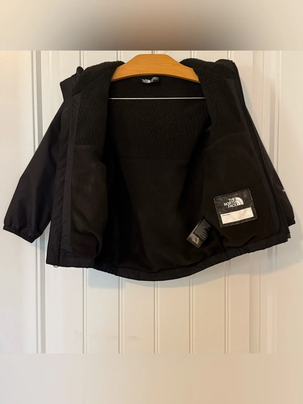 The North Face Toddler Warm Storm Rain Jacket Black 3T Waterproof Fleece Lined